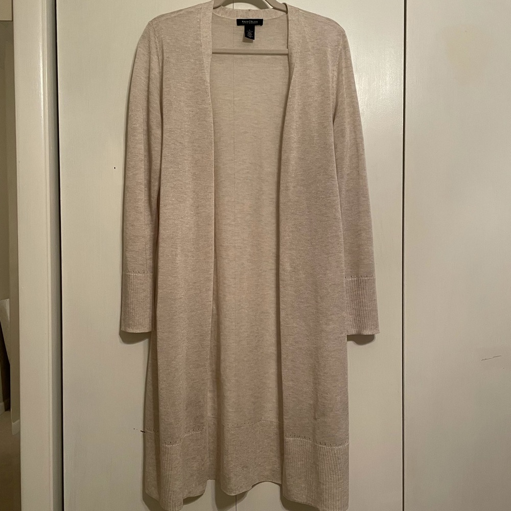White House Black Market Duster Cardigan